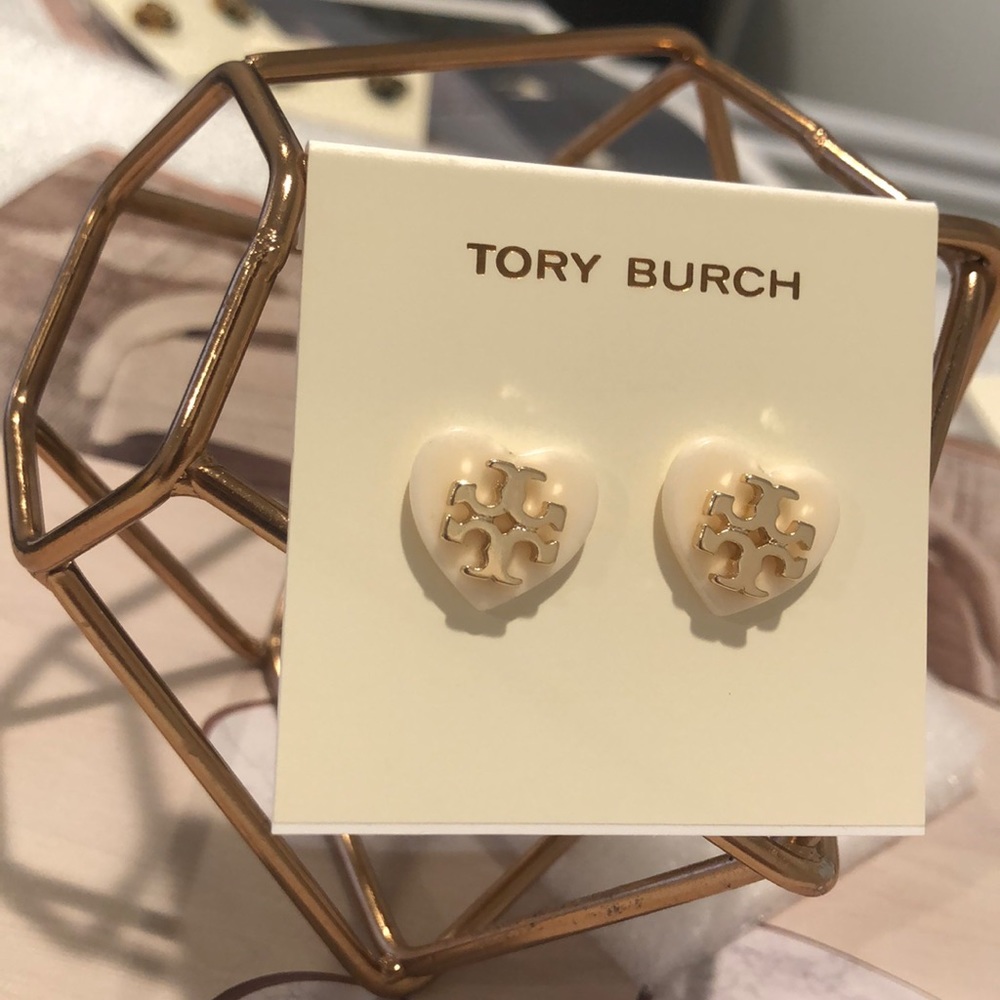 🎀SALE🎀 NEW Tory Burch Heart Tilsim Earring - Picture 2 of 12